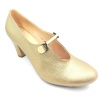 Punto 533045 Altın Kadın Topuklu Günlük Ayakkabı