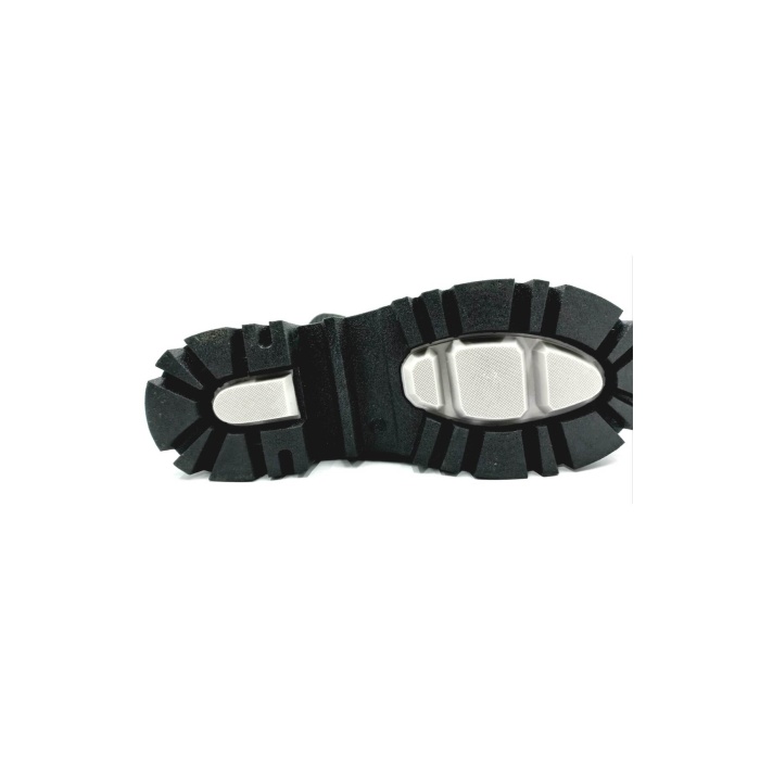 PUNTO 332087 Siyah Bağcıklı Fermuarlı Kadın Bot