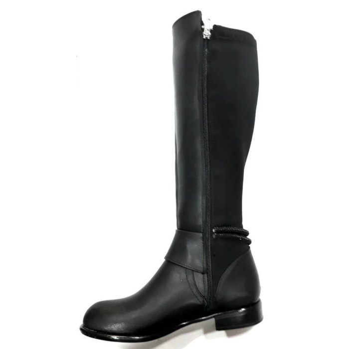 PUNTO 409032 Kadın Fermuarlı Riklalı Çizme