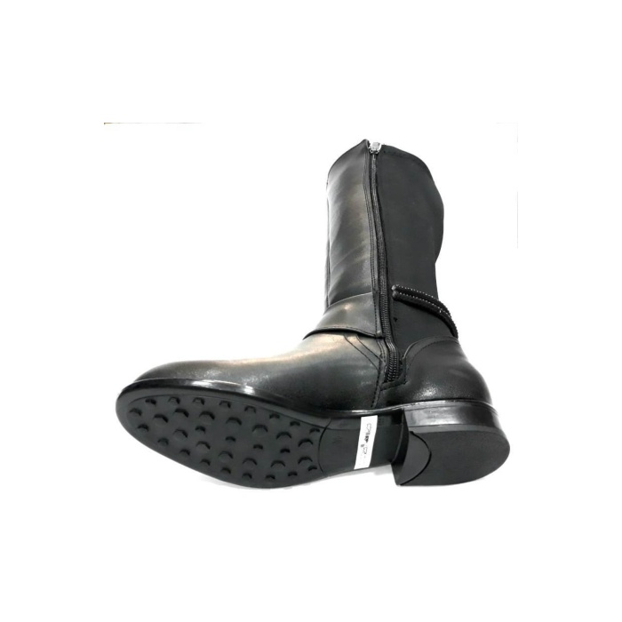 PUNTO 409032 Kadın Fermuarlı Riklalı Çizme