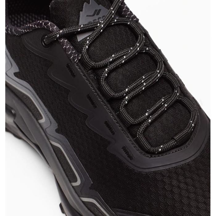 Lescon Meteor Erkek Siyah Su Geçirmez Spor Ayakkabı