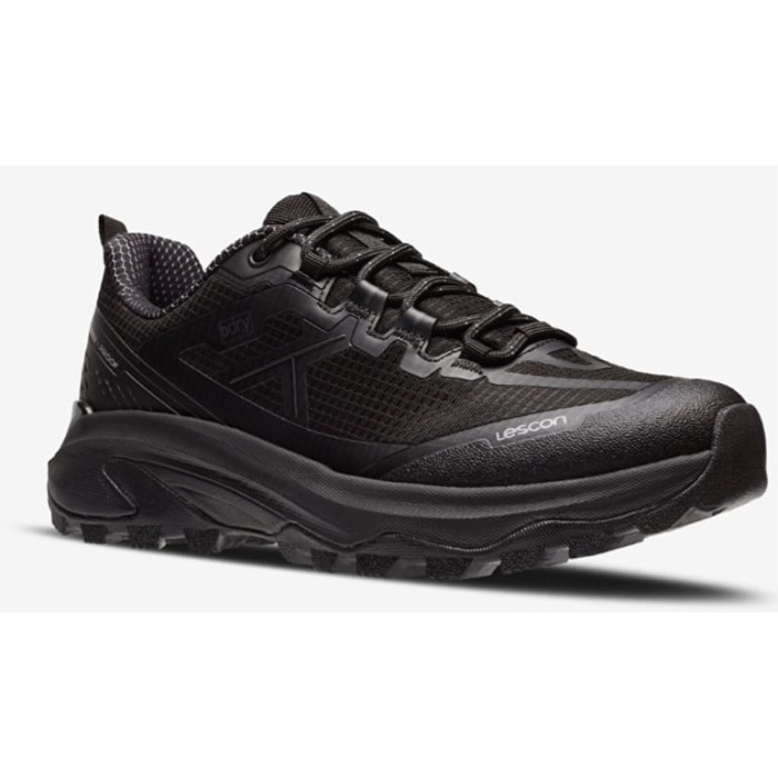 Lescon Crux Erkek Su Geçirmez Siyah Spor Ayakkabı
