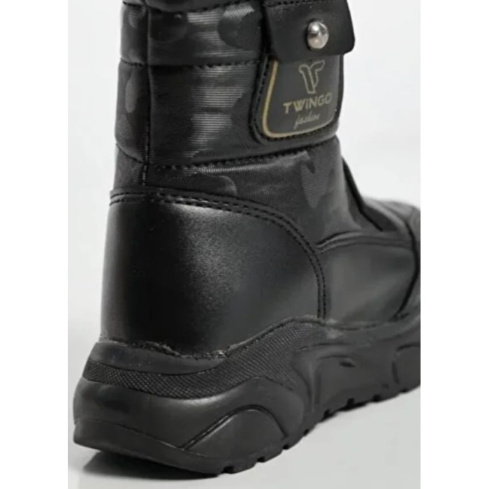 Twingo 9060 Siyah Kız Çocuk İçi Kürklü Bot