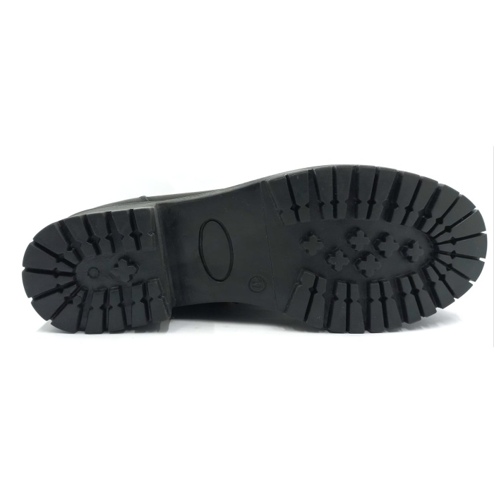 PUNTO 237104 Siyah 5 Cm Fermuarlı Kadın Bot