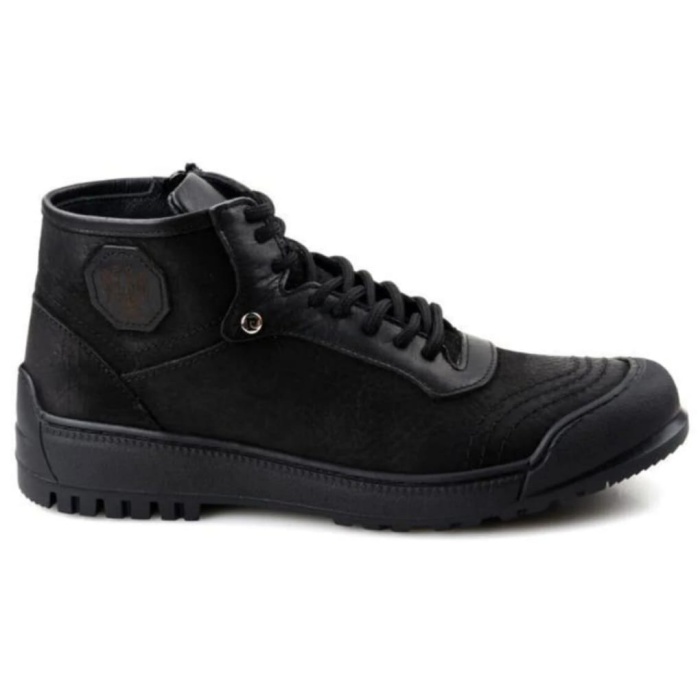 Pierre Cardin 382105 Erkek Kürklü Fermuarlı Deri Bot