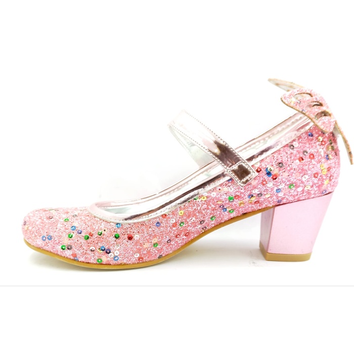 Mini Women Fuşya Kız Çocuk Topuklu Abiye Ayakkabı