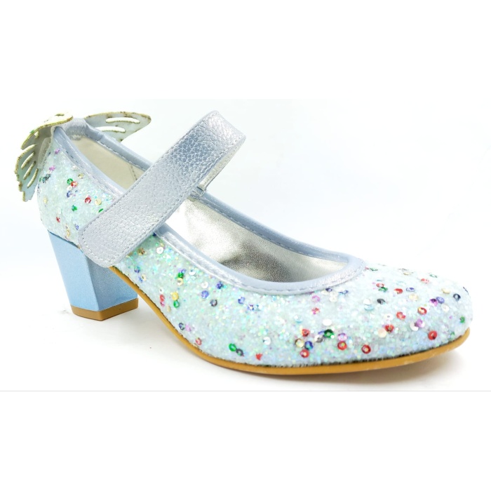 Mini Women Yeşil Kız Çocuk Topuklu Abiye Ayakkabı