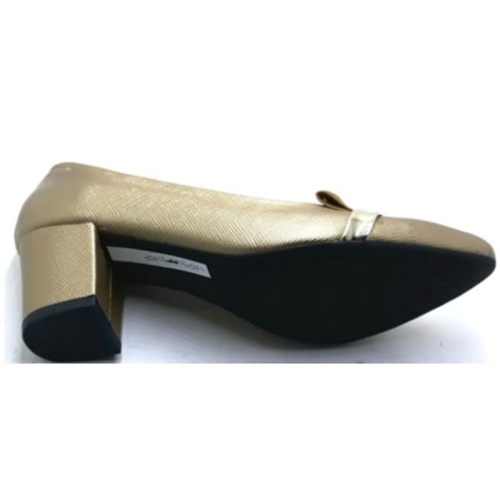 Punto 533045 Altın Kadın Topuklu Günlük Ayakkabı