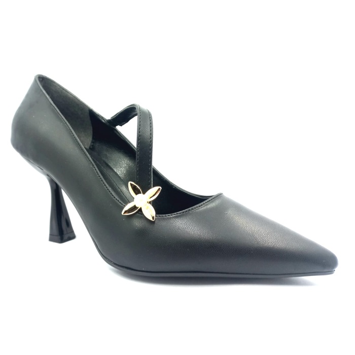 Punto 459147 Siyah Kadın Topuklu Günlük Ayakkabı