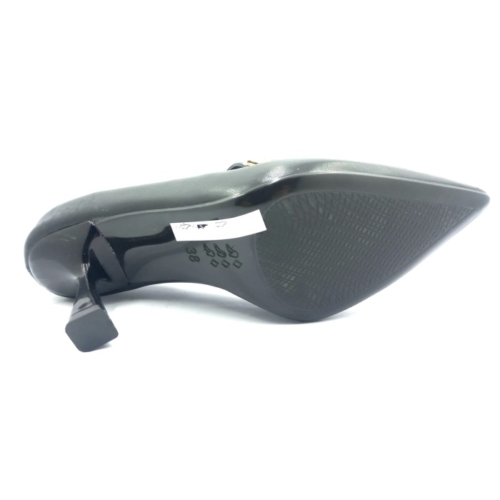 Punto 459147 Siyah Kadın Topuklu Günlük Ayakkabı