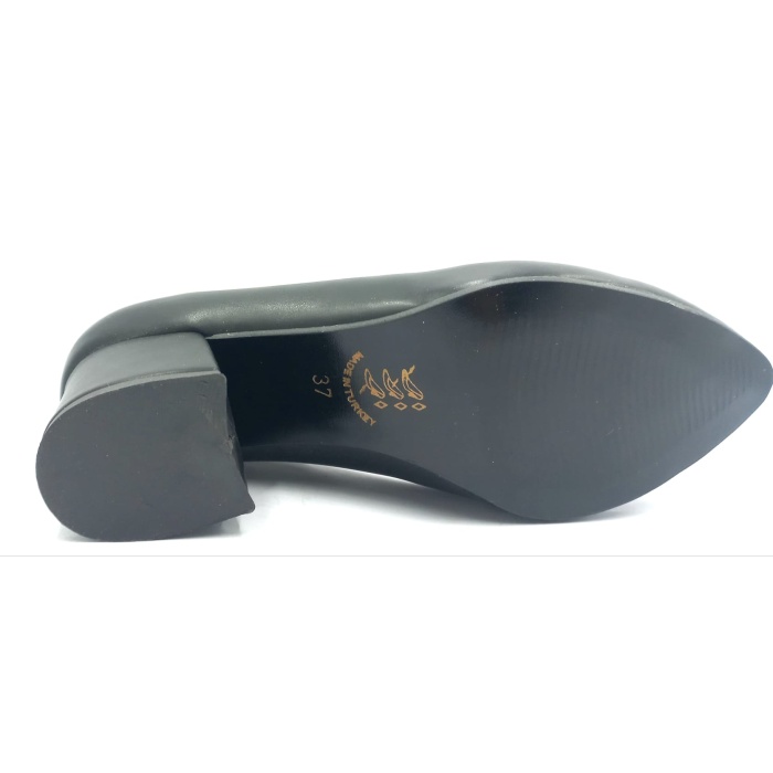 Punto 462006 Siyah Topuklu Kadın Günlük Ayakkabı