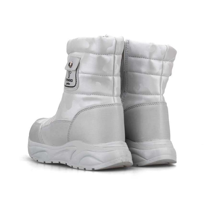 Twingo 9060 Gümüş Kız Çocuk İçi Kürklü Bot