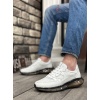 ET0324 İçi Dışı Hakiki Deri Rahat Taban Beyaz Sneakers Casual Erkek Ayakkabı