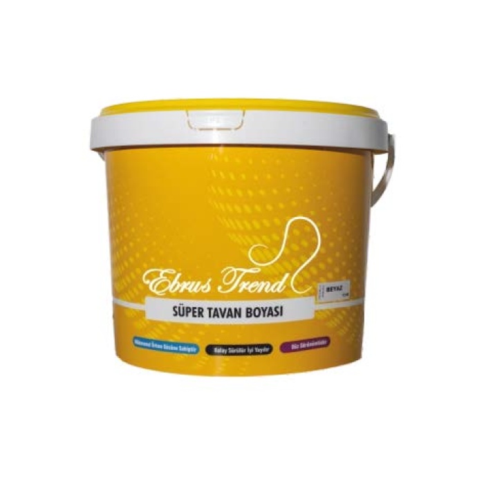 EBRUS TREND SÜPER TAVAN BOYASI BEYAZ 10 KG