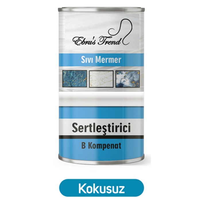 Solventsiz sıvı mermer desenli boya 1,25 kg