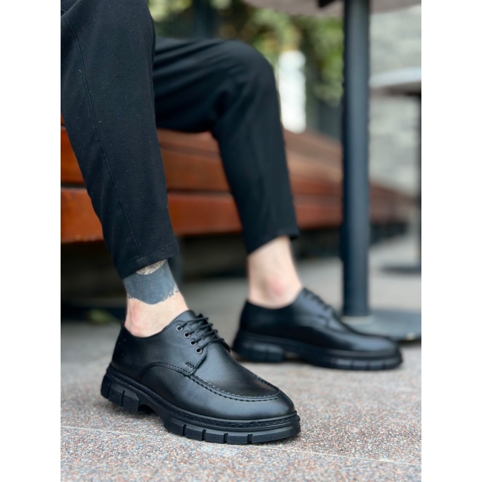 ET0237 Bağcıklı Klasik Yüksek Taban Casual Erkek Ayakkabı