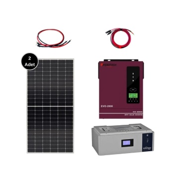 Solar Sanal Market 2 kW Lityum Solar Paket