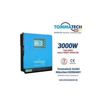 Tommatech New K Serisi 3 KW 3000 W WATT 24V Akıllı Inverter