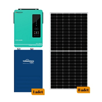 Solar Sanal Market 6.2 kW Lityum Solar Paket