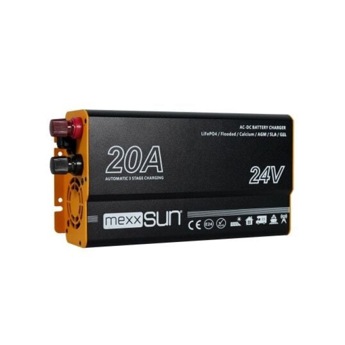 Mexxsun AC-DC Akü Şarj Cihazı 24V-20A