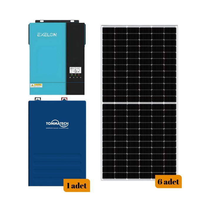 Solar Sanal Market 6.2 kW Lityum Eco Karavan ve Bağ Evi Solar Paket - 2
