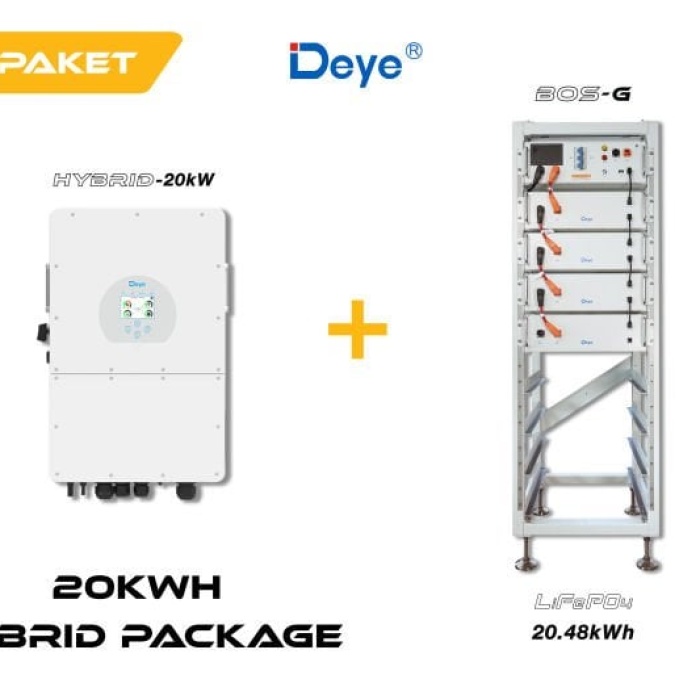 DEYE 20.48 kWh Hibrit Paketi (High Voltage)