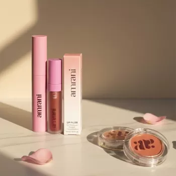 Lips Cheeks And Lashes Combo Big Lashes Mascara - Lip Plumper V1- Peach Mood Blush - Bronzer