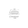 MERCEDES ON FREN BALATASI A-CLASS W168 A140 - 160 1,4 - 1,6 - 1,7 VANEO W414 1,6 - 1,7 CDI - 1,9 200