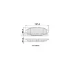 CHEVROLET ON FREN BALATASI KALOS 1,2/1,4/1,4 16V 03/05-- MATIZ 0,8/1,0 09/00-03/05-- LANOS 1,4/1,5 0