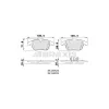 FORD ON FREN BALATASI FREELANDER 2 06-14 / MONDEO IV 1.6TI / 2.0TDCI / 1.8TDCI / 2.5 07 / S MAX GALA