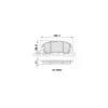 NISSAN ON FREN BALATASI NISSAN QASHQAI 2007 2012 X TRAIL 2008 2011 RENAULT KALEOS 2.0 DCI 5581057L50