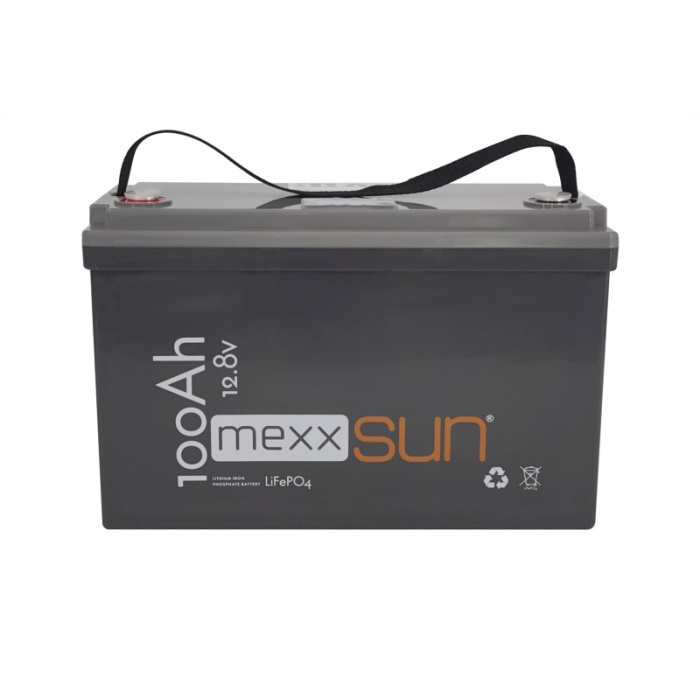 MEXXSUN Lityum Akü 12,8V 100Ah (LiFePo4) 1280Wh