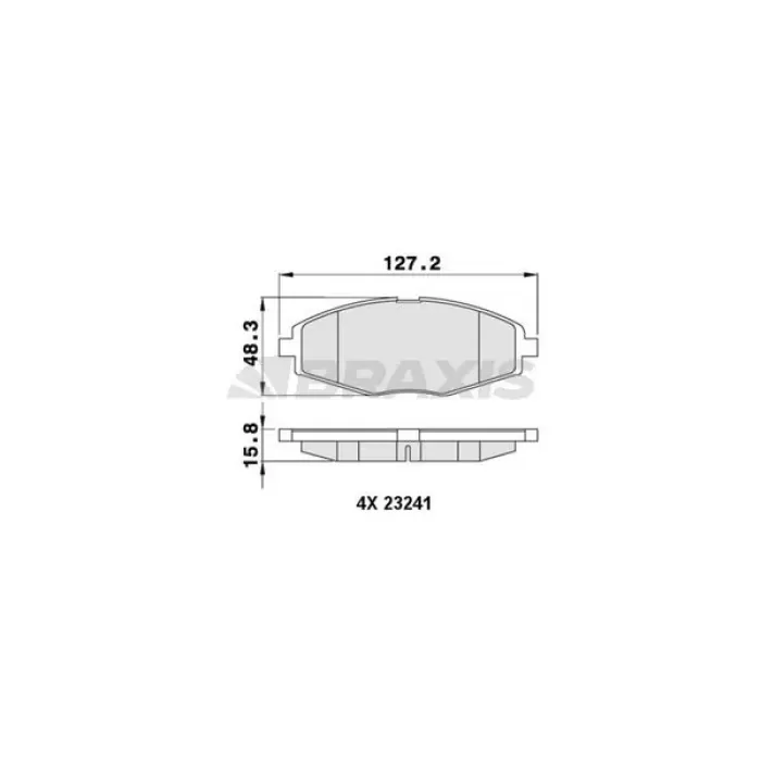 CHEVROLET ON FREN BALATASI KALOS 1,2/1,4/1,4 16V 03/05-- MATIZ 0,8/1,0 09/00-03/05-- LANOS 1,4/1,5 0
