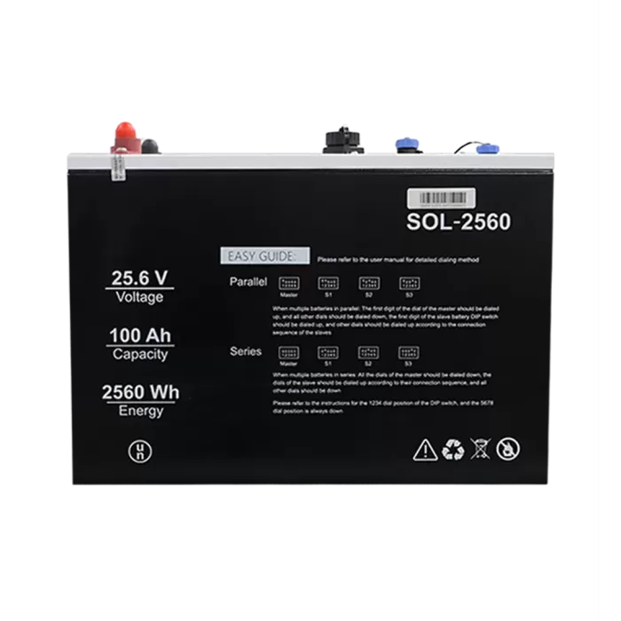 SOLİNVED 25.6 V 100AH LIFEPO4 AKÜ