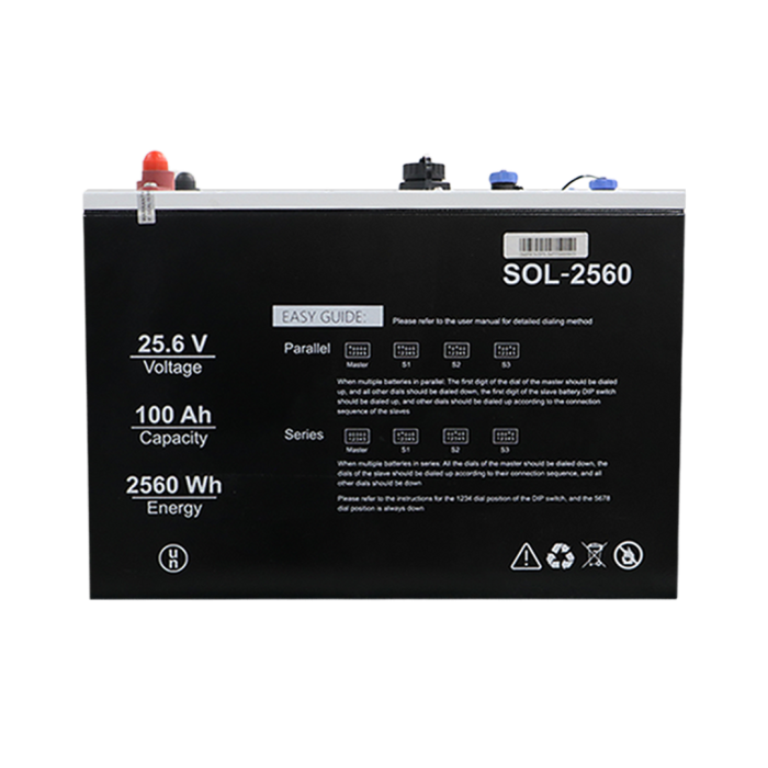 SOLİNVED 25.6 V 100AH LIFEPO4 AKÜ
