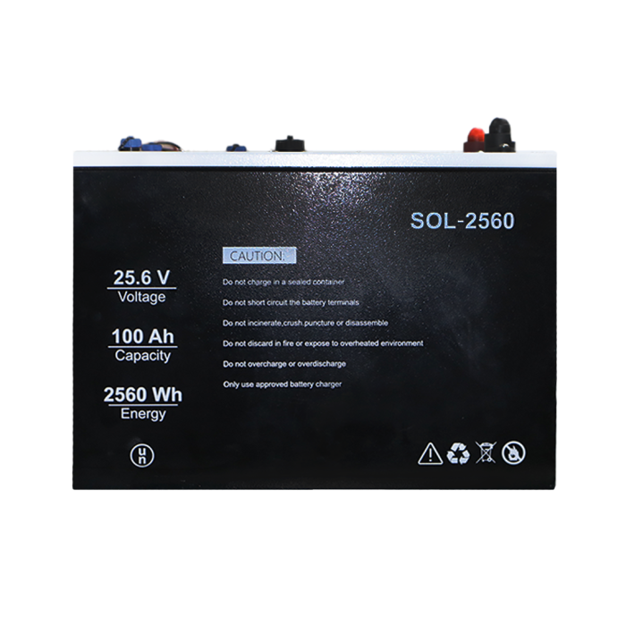 SOLİNVED 25.6 V 100AH LIFEPO4 AKÜ