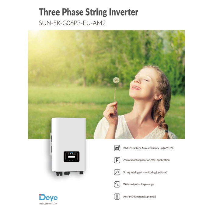 DEYE 5KW Trifaze