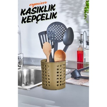 Kaşıklık Kepçelik Organizer LATTE