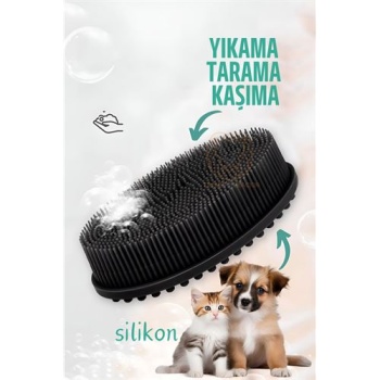  Kedi Köpek Yıkama Fırçası Silikon