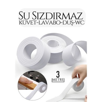  Su Geçirmez Küvet Lavabo Duş Bandı 3 Metre Flexia Design