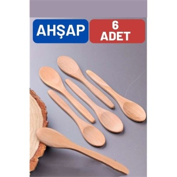  Ahşap Baharat Kaşığı Barnhard Design 6 ADET
