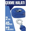  Çekme Halatı Driver 2 Ton 4 Metre Kemer Model Araç