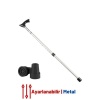  Pongnas Gri Yükseklik Ayarlanabilir Metal Baston
