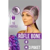  Röfle Bonesi Tığlı 3 PAKET Saç Boya Bonesi