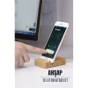  Yan-Dik Cep Telefonu Standı Ahşap Luca Salvatore Design