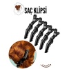  Saç Pensi Saç Klipsi 5 Adet Crocodile Design