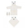 Bebitof Baby Sevimli Köpek Bornoz Seti 30041 Mint