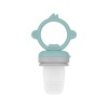 OiOi Silikon Püre Meyve Sebze Emziği Aqua Green / Powder Grey