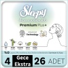 Sleepy Bio Natural Premium Plus Mega Ekstra Gece Ped 26 Adet