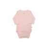 Bistyle Organic Modal Flying Balloons Kruvaze Uzun Kol Body BS17121 Pembe